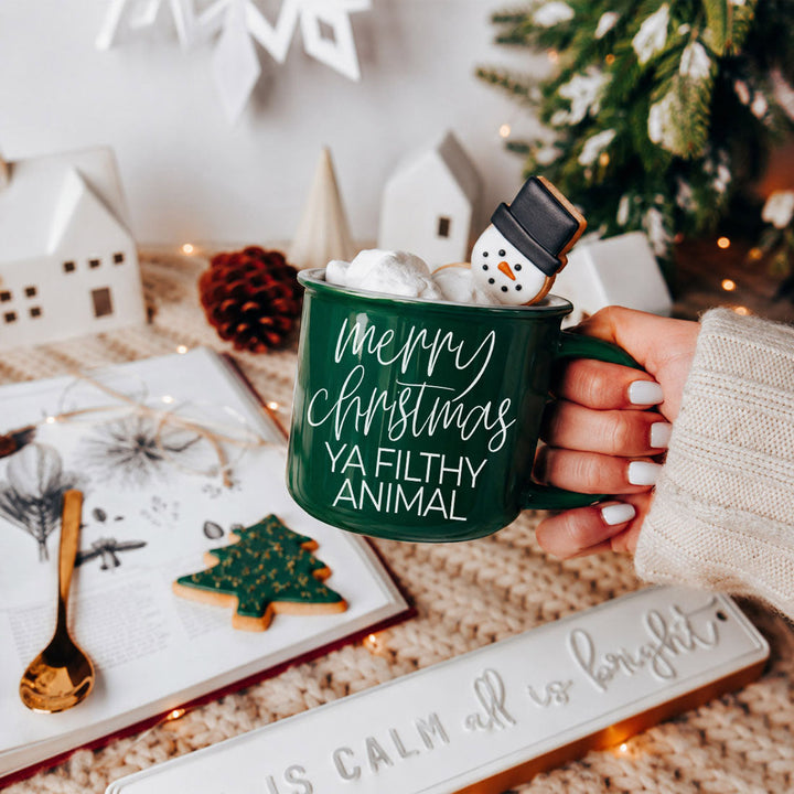 Ya Filthy Animal Ceramic Coffee Mug Funny Christmas Holiday Fun Gift for Friends