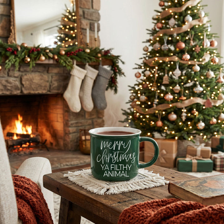 Ya Filthy Animal Ceramic Coffee Mug Funny Christmas Holiday Fun Gift for Friends