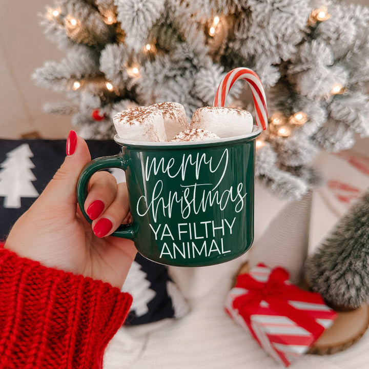 Ya Filthy Animal Ceramic Coffee Mug Funny Christmas Holiday Fun Gift for Friends