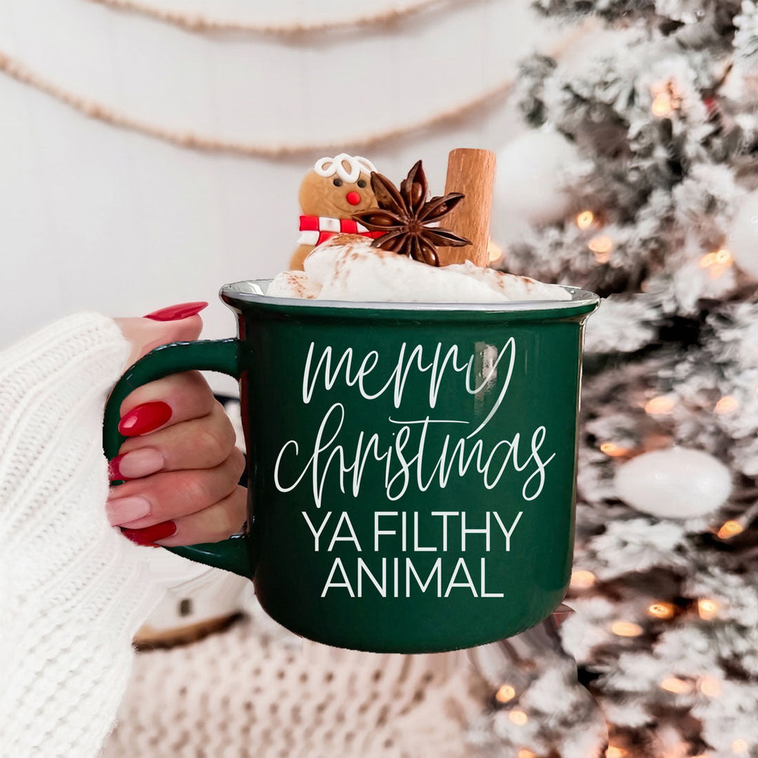 Ya Filthy Animal Ceramic Coffee Mug Funny Christmas Holiday Fun Gift for Friends