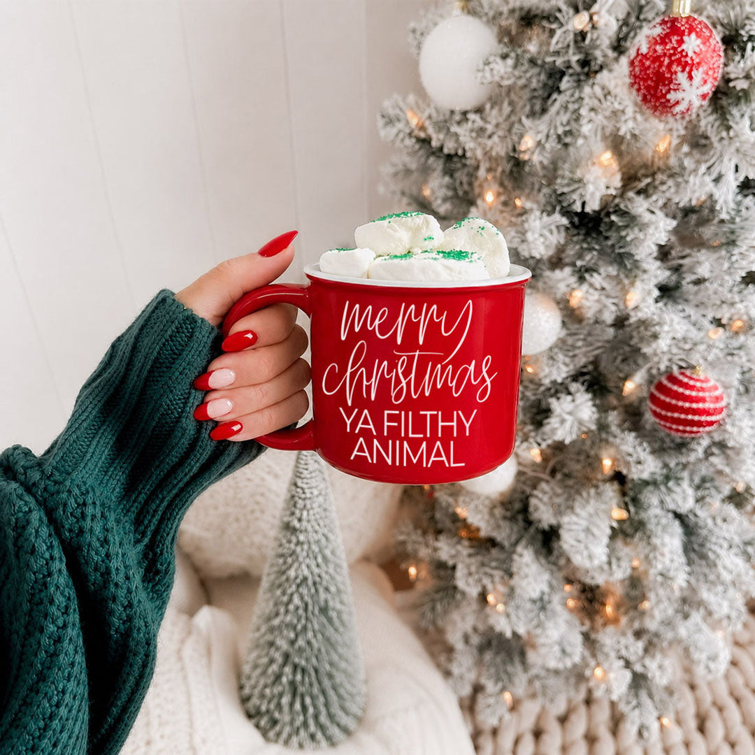 Ya Filthy Animal Ceramic Coffee Mug Funny Christmas Holiday Fun Gift for Friends