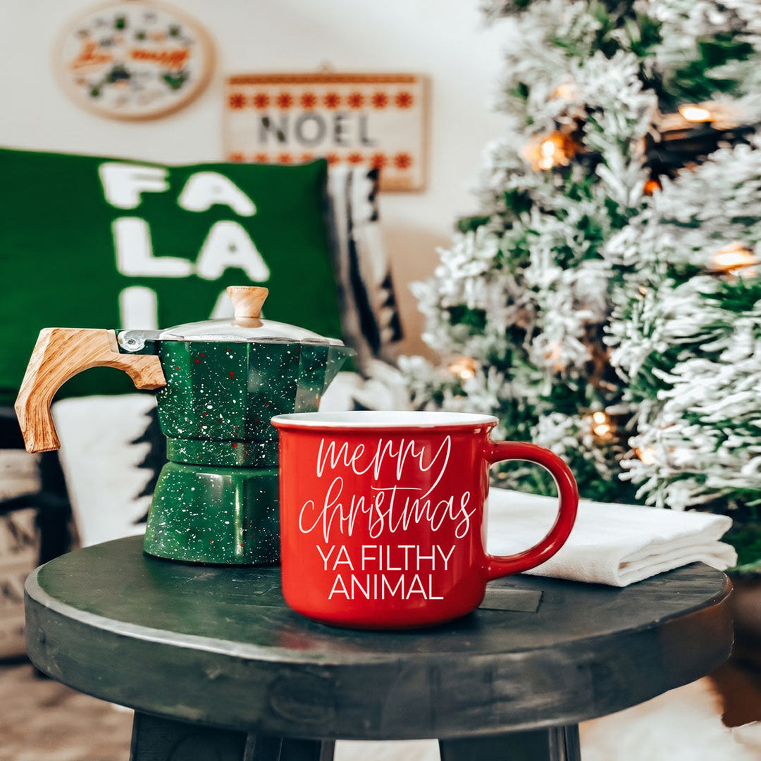 Ya Filthy Animal Ceramic Coffee Mug Funny Christmas Holiday Fun Gift for Friends