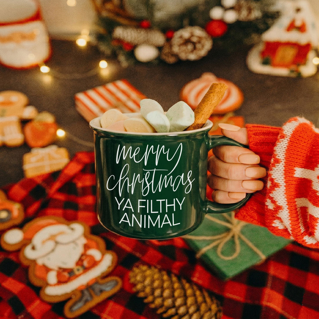 Ya Filthy Animal Ceramic Coffee Mug Funny Christmas Holiday Fun Gift for Friends