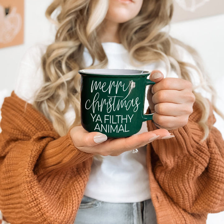 Ya Filthy Animal Ceramic Coffee Mug Funny Christmas Holiday Fun Gift for Friends