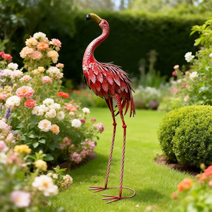 Flamingo Garden Statue