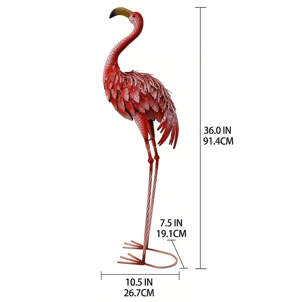 Flamingo Garden Statue