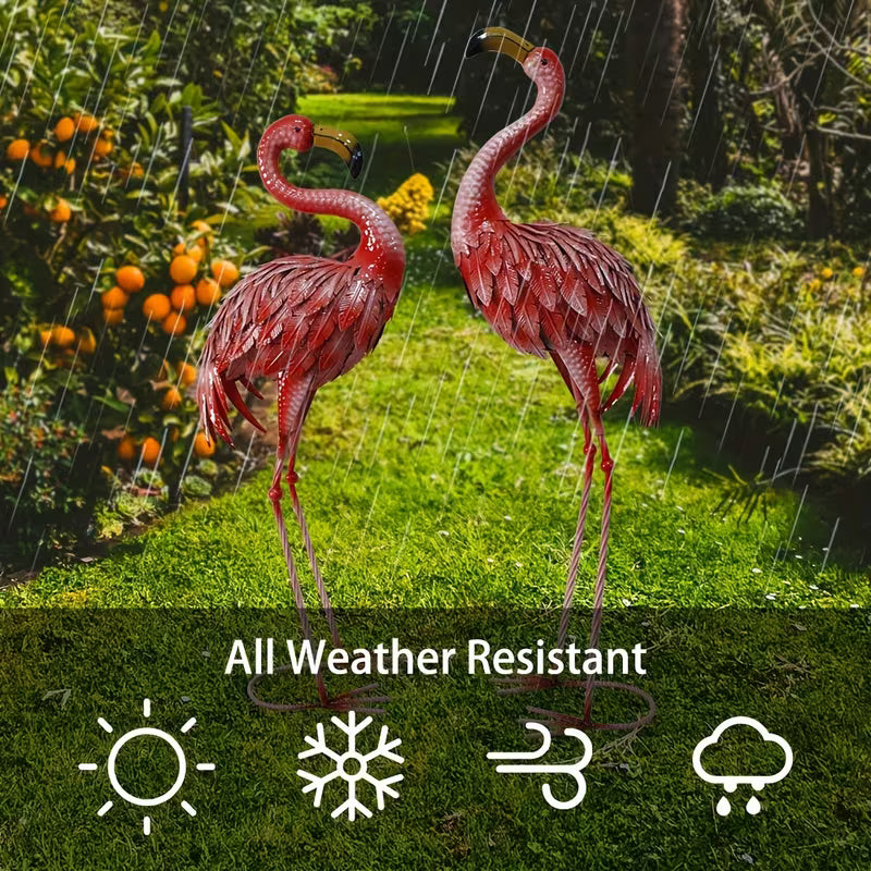 Flamingo Garden Statue
