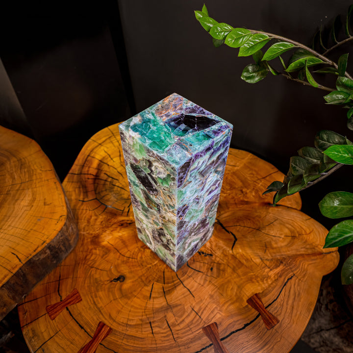 Fluorite Crystal Table Lamp 