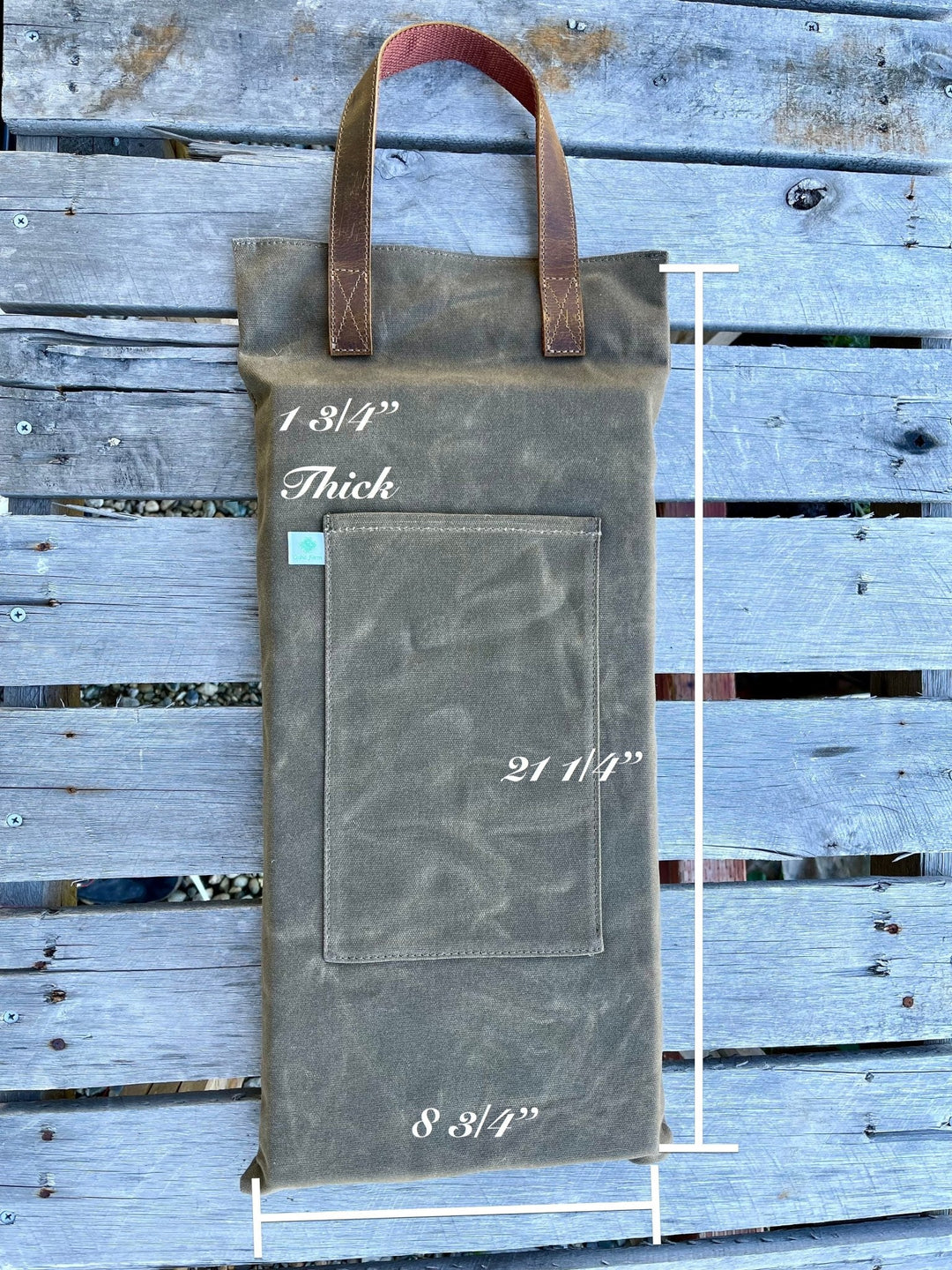 Garden Kneeler Pad – Thick Waxed Canvas
