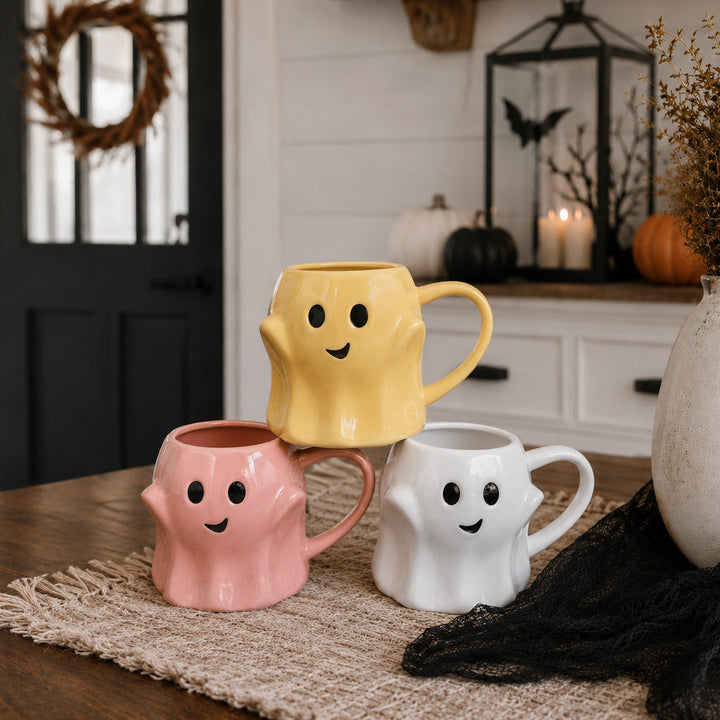 Ghost Ceramic Coffee Mug Halloween Spooky Drinkware Great Gift for Coffee Lovers