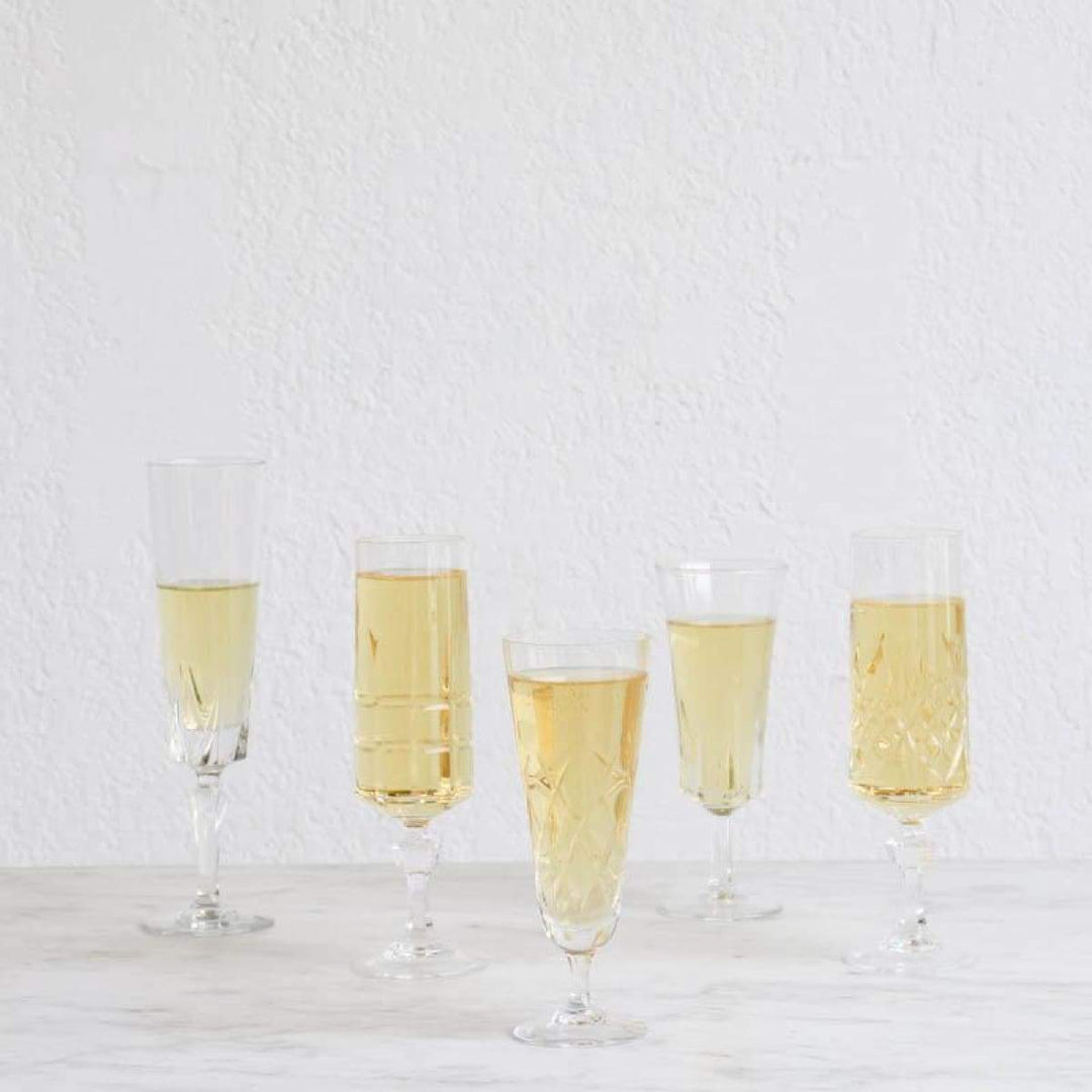 Glamorous Vintage Flute Pair