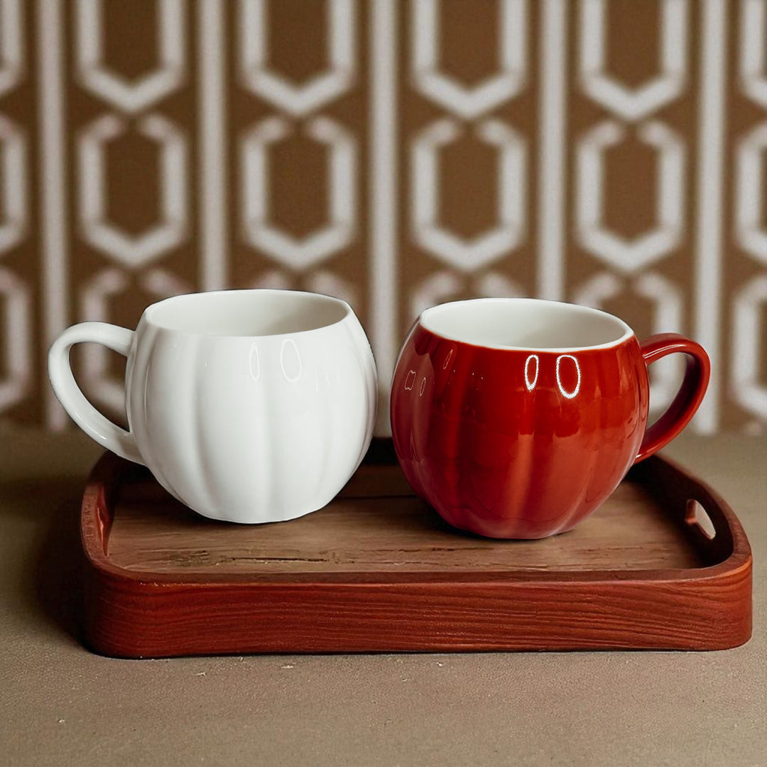 Pumpkin Shaped Ceramic Coffee Mug 16.8oz Fall Drinkware Great Gift for Friends