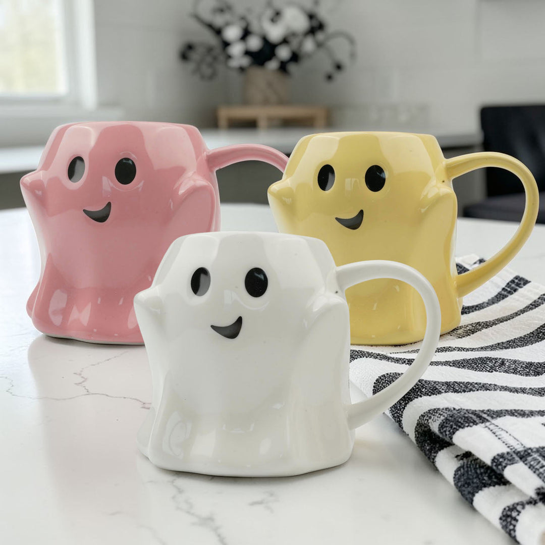 Ghost Ceramic Coffee Mug Halloween Spooky Drinkware Great Gift for Coffee Lovers