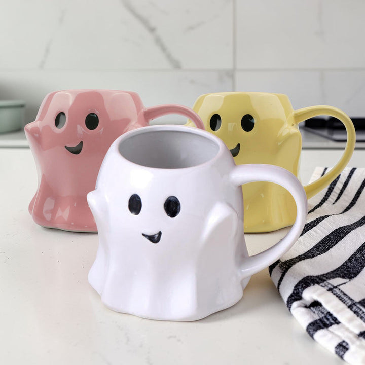 Ghost Ceramic Coffee Mug Halloween Spooky Drinkware Great Gift for Coffee Lovers