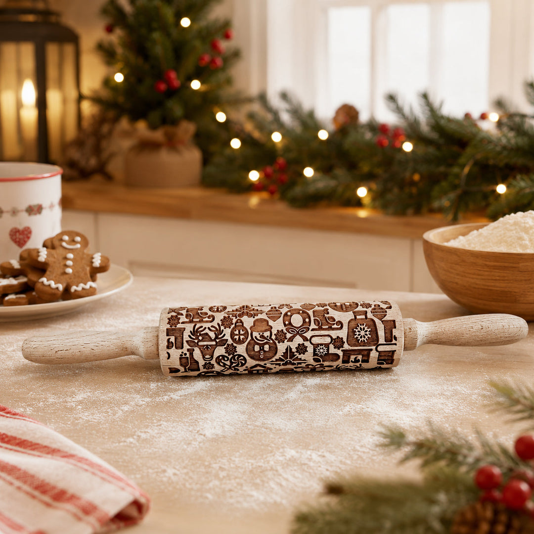 Christmas Rolling Pin Set | 10 Styles