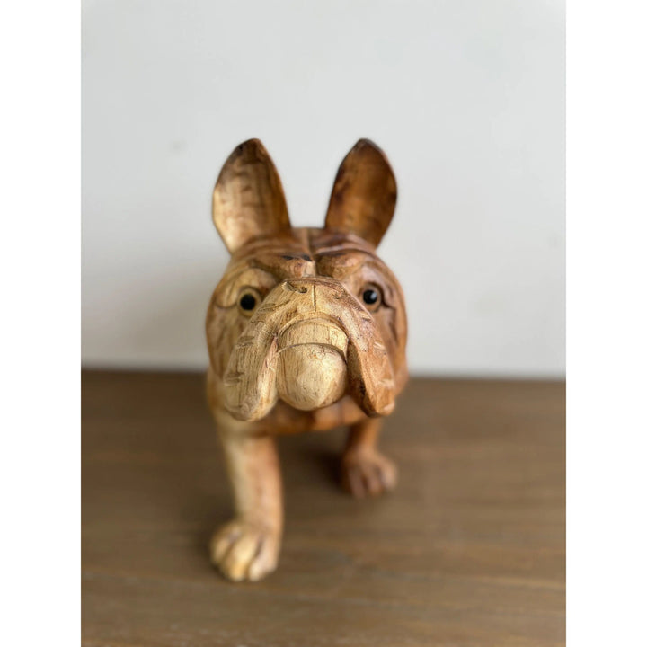 Hand Carved Bulldog (Large)