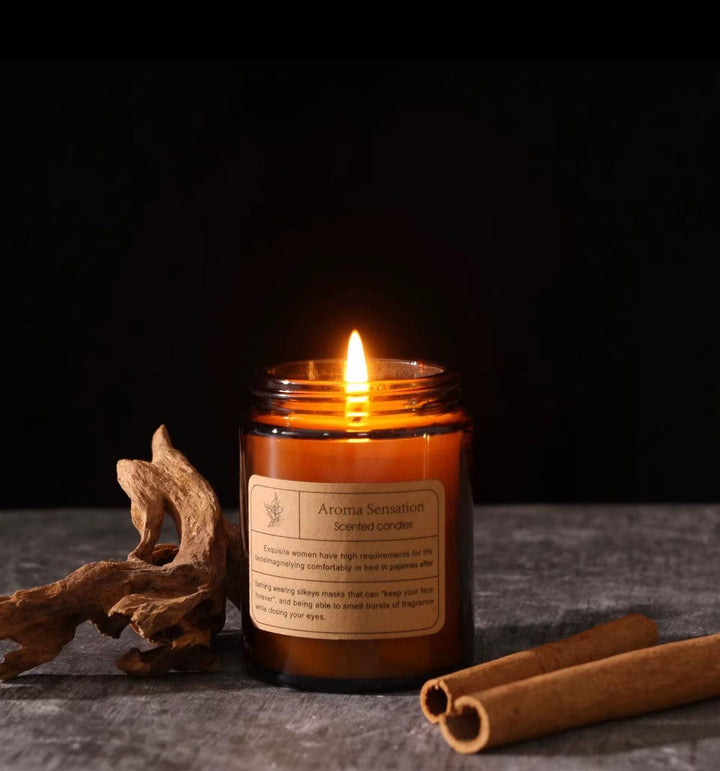 Hot Sale Aromatherapy 100% Soy Wax Candle &amp; Reed Diffuser Gift Set | Black Box Luxury Gift for Her