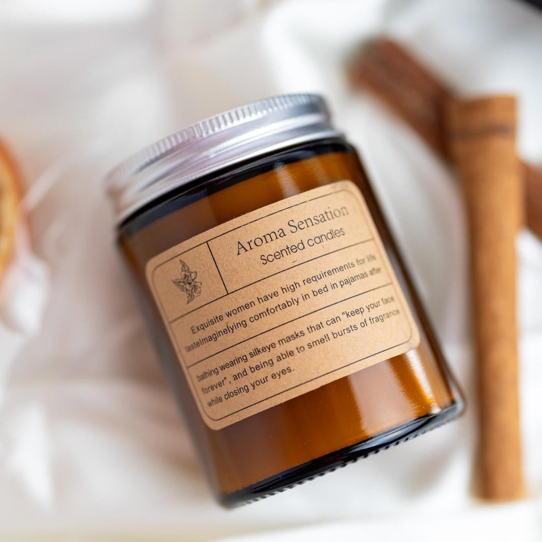Hot Sale Aromatherapy 100% Soy Wax Candle &amp; Reed Diffuser Gift Set | Black Box Luxury Gift for Her