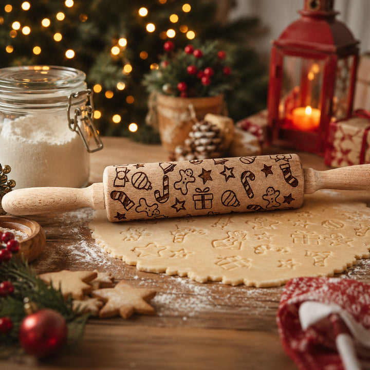 Christmas Rolling Pin Set | 10 Styles