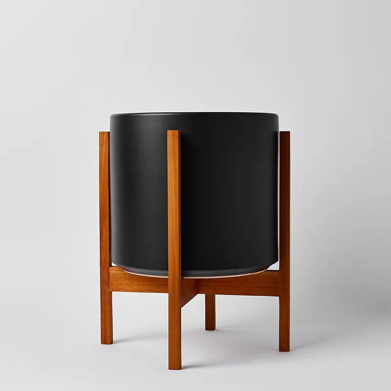 1st Generation, Solid Goods Ceramic Cylinder– With or Without Square Mahogany Stand (FINAL SALE)