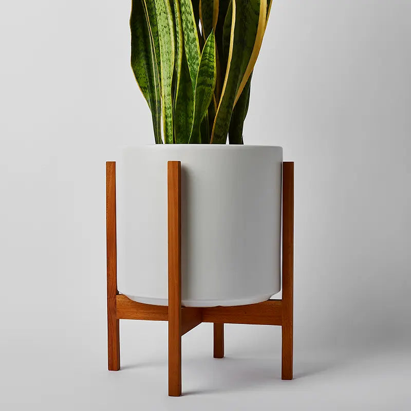1st Generation, Solid Goods Ceramic Cylinder– With or Without Square Mahogany Stand (FINAL SALE)