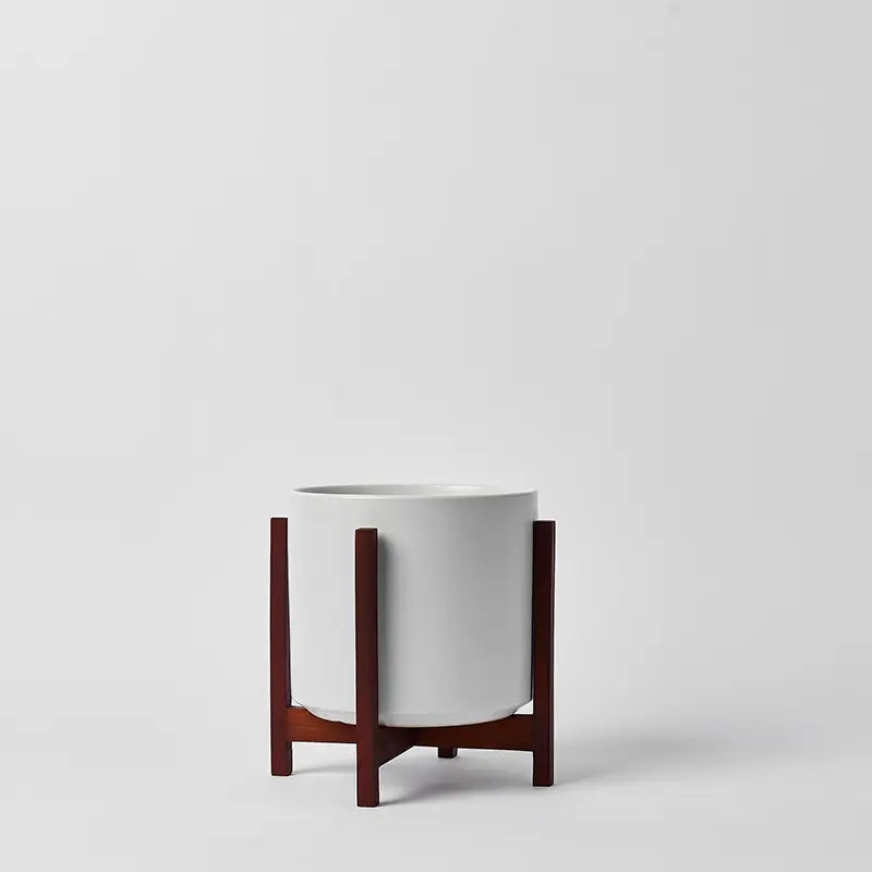 1st Generation, Solid Goods Ceramic Cylinder– With or Without Square Mahogany Stand (FINAL SALE)