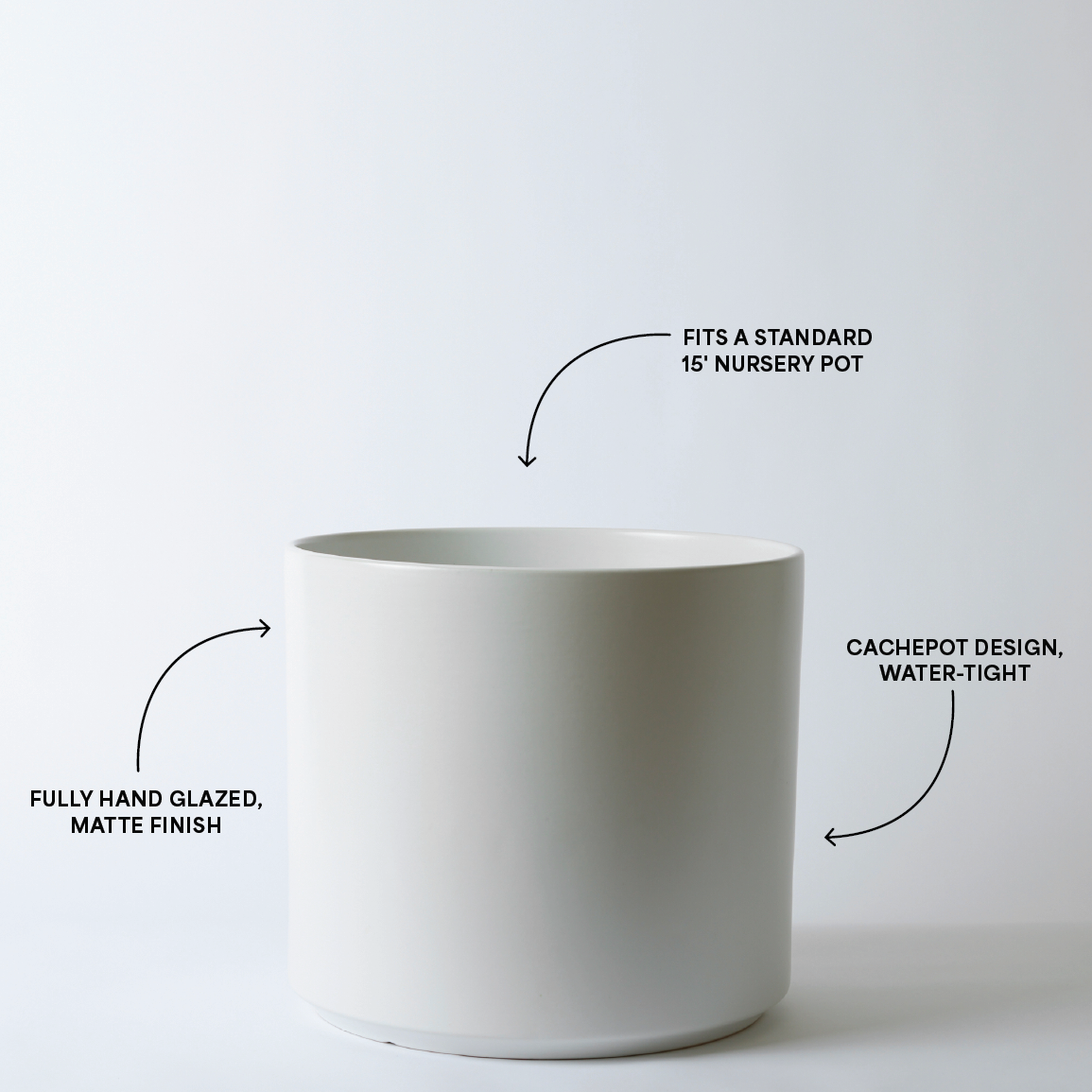 1st Generation, Solid Goods Ceramic Cylinder– With or Without Square Mahogany Stand (FINAL SALE)