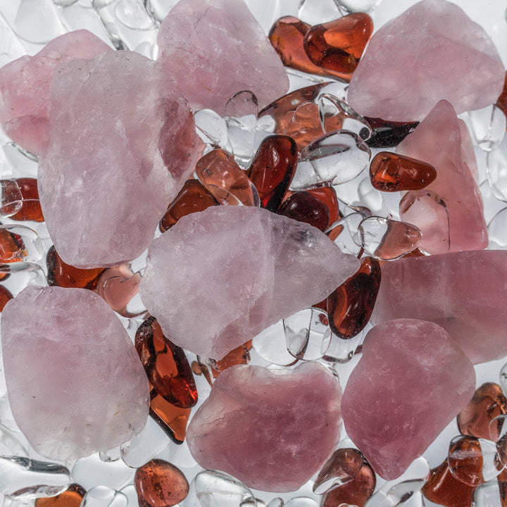 ViA LOVE | Rose Quartz, Garnet &amp; Clear Quartz