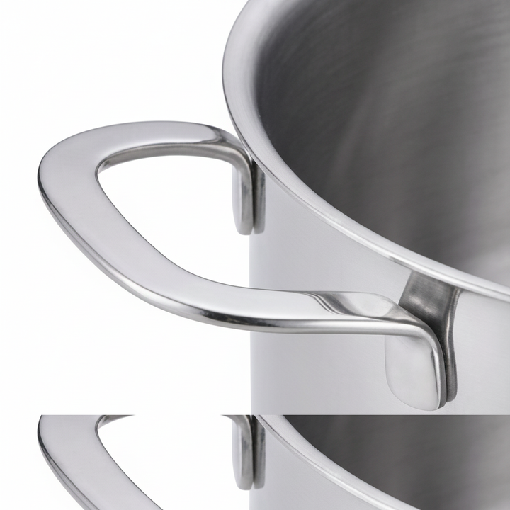 5-Ply Stainless Stock Pot with Lid, 7-Qt