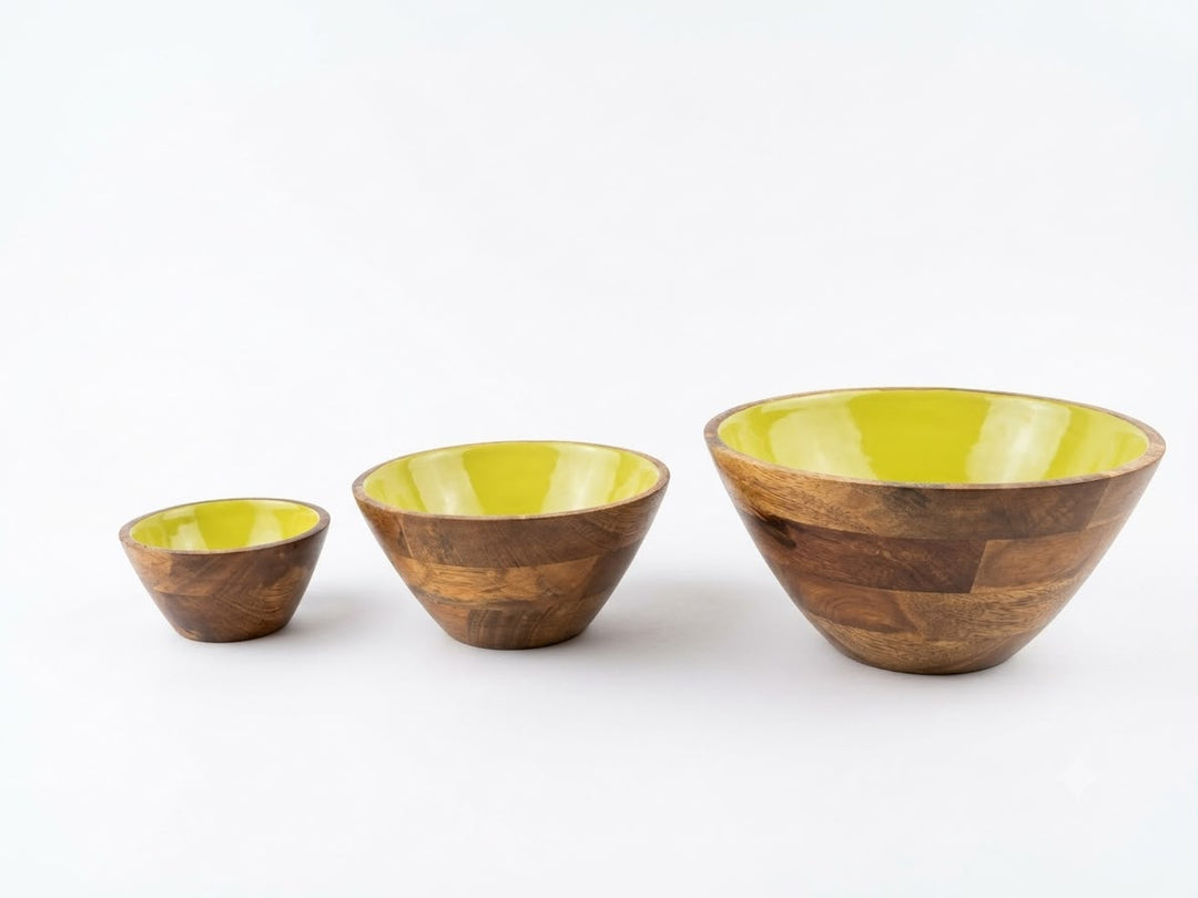 Mango Wood Bowl Set of 3