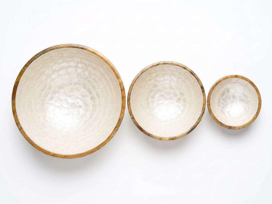 Mango Wood Bowl Set of 3