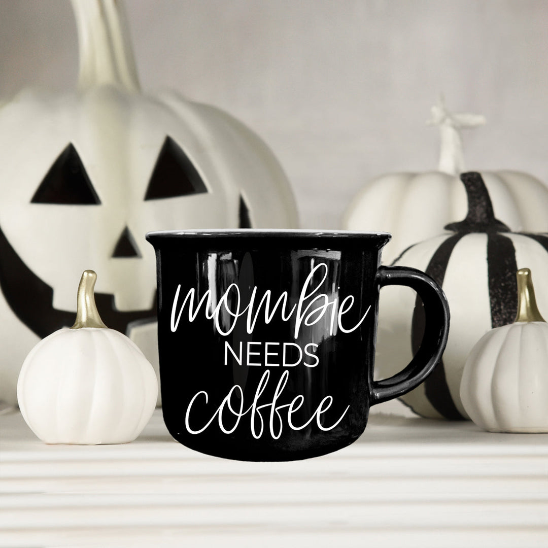Mombie Funny Mom Ceramic Coffee Mug 14oz Motherhood Great Gift for Coffee Lovers