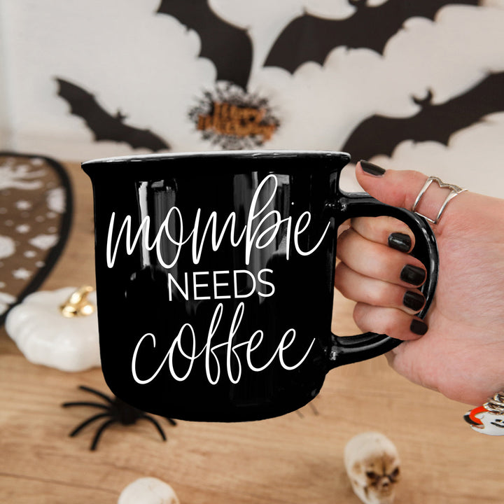 Mombie Funny Mom Ceramic Coffee Mug 14oz Motherhood Great Gift for Coffee Lovers