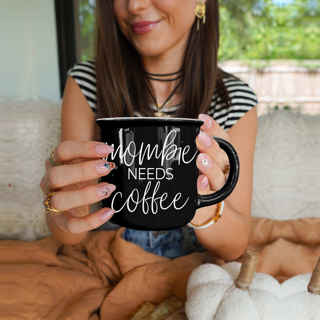 Mombie Funny Mom Ceramic Coffee Mug 14oz Motherhood Great Gift for Coffee Lovers