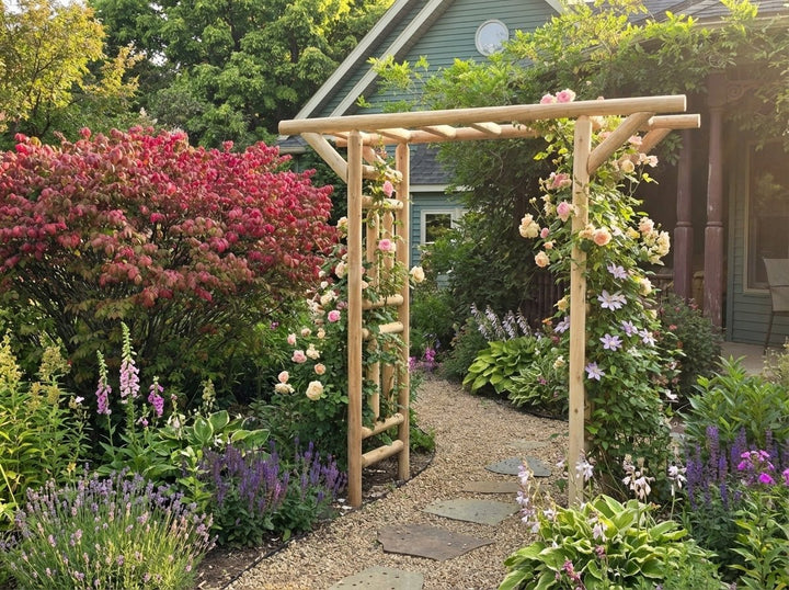 Outdoor Wooden Arbor
