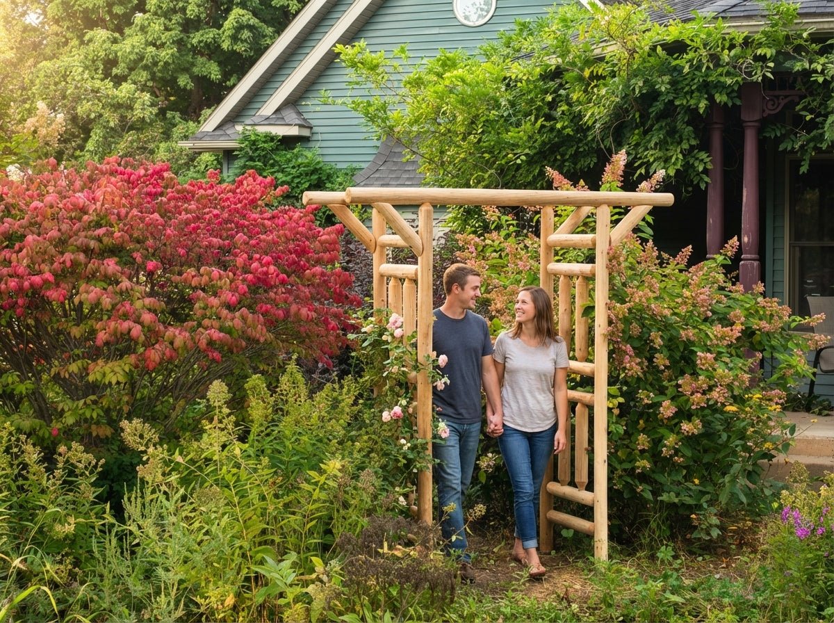 Outdoor Wooden Arbor