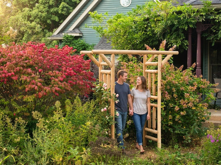 Outdoor Wooden Arbor