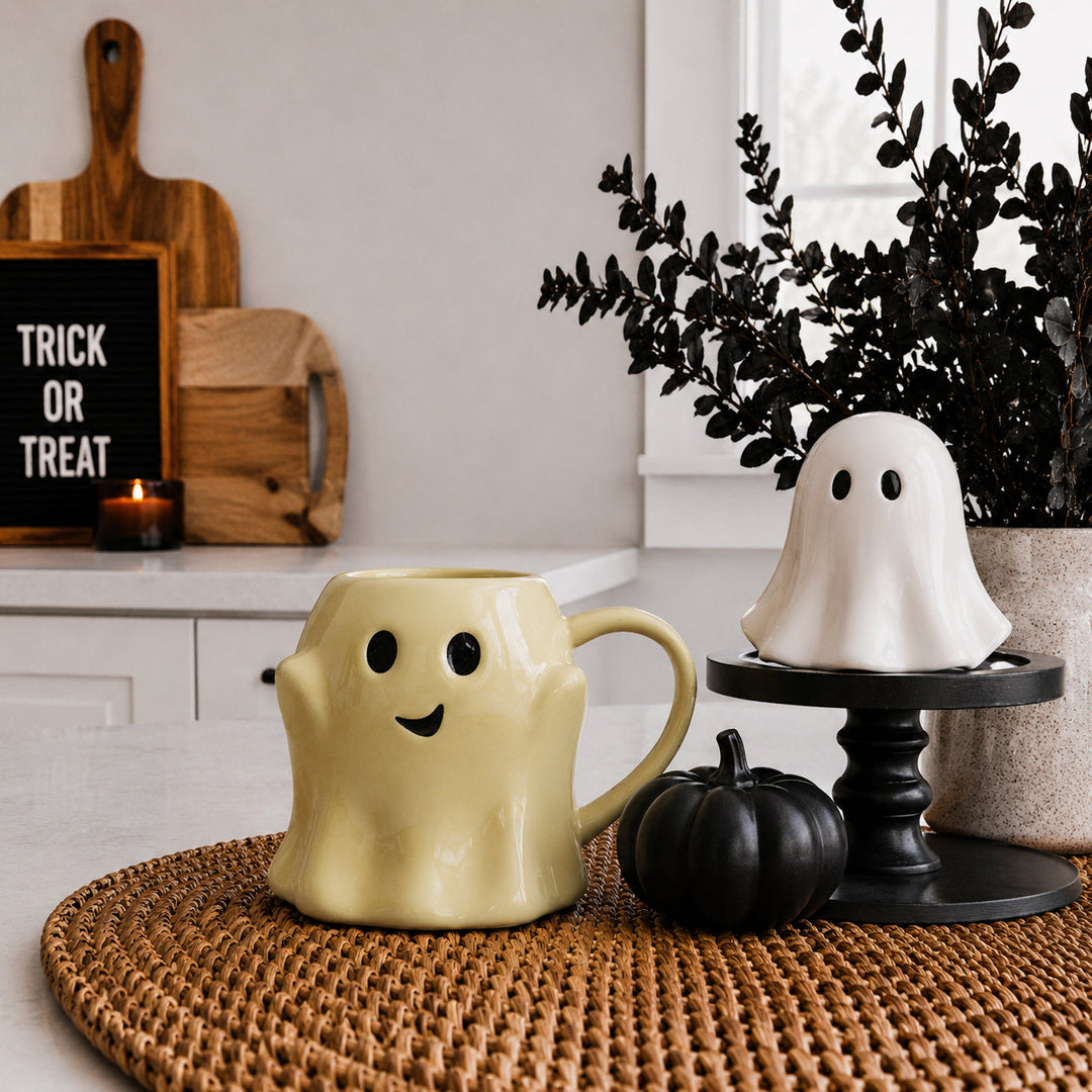 Ghost Ceramic Coffee Mug Halloween Spooky Drinkware Great Gift for Coffee Lovers