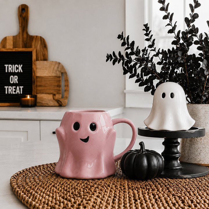 Ghost Ceramic Coffee Mug Halloween Spooky Drinkware Great Gift for Coffee Lovers
