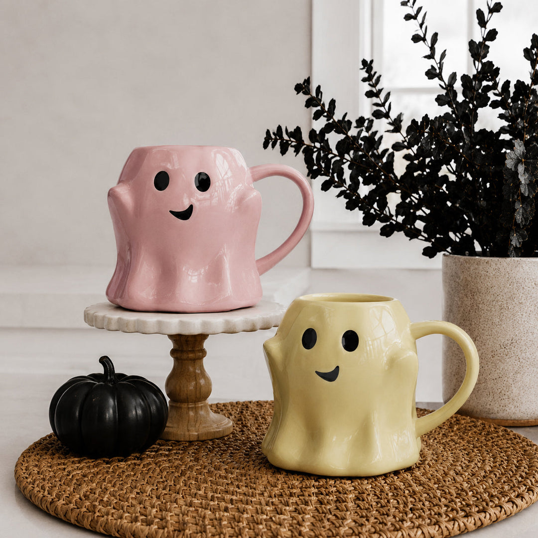 Ghost Ceramic Coffee Mug Halloween Spooky Drinkware Great Gift for Coffee Lovers