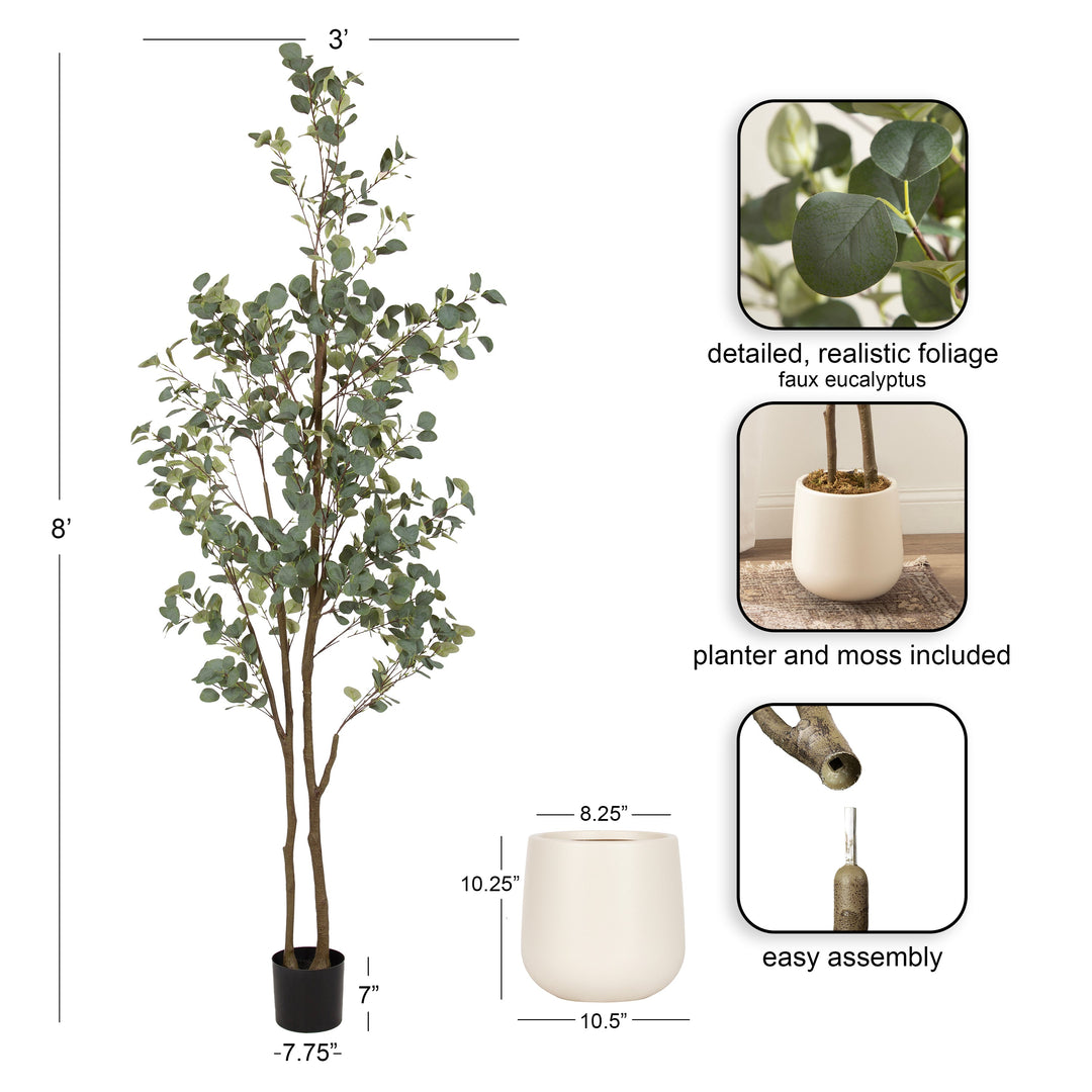 Eudora Faux Eucalyptus Tree