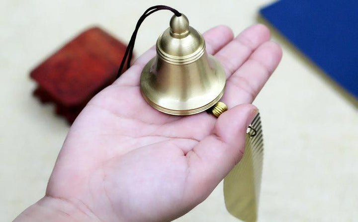 Pure Copper Wind Chimes Ornaments Exquisite Hanging Harmony Bells Garden Rustic Relaxing Tranquil Wind Chimes Japanese Home Balcony Bedroom Wind Chimes Car Pendant Birthday Gift Supplies