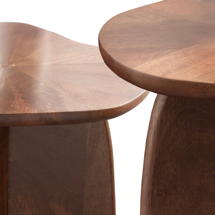 Kanna Wood 2pc Table Set