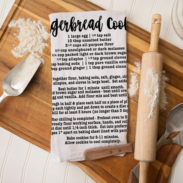 Holiday Cookies Recipe Kitchen Tea Towels Christmas Great Holiday Gift PRE-ORDER