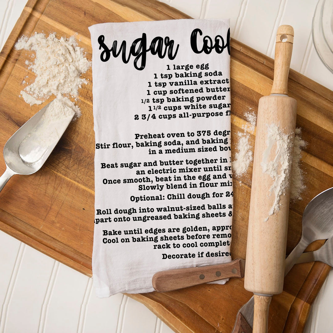 Holiday Cookies Recipe Kitchen Tea Towels Christmas Great Holiday Gift PRE-ORDER