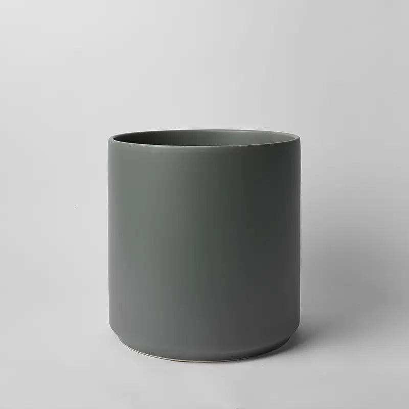 1st Generation, Ceramic Cylinder, With or Without Rounded Teak Stand (FINAL SALE)