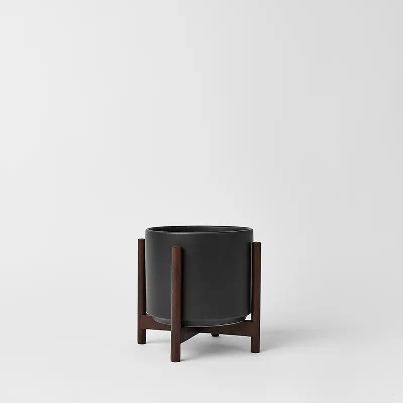 1st Generation, Ceramic Cylinder, With or Without Rounded Teak Stand (FINAL SALE)
