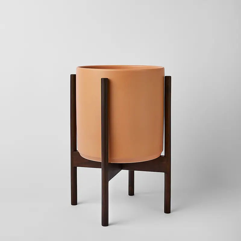 1st Generation, Ceramic Cylinder, With or Without Rounded Teak Stand (FINAL SALE)