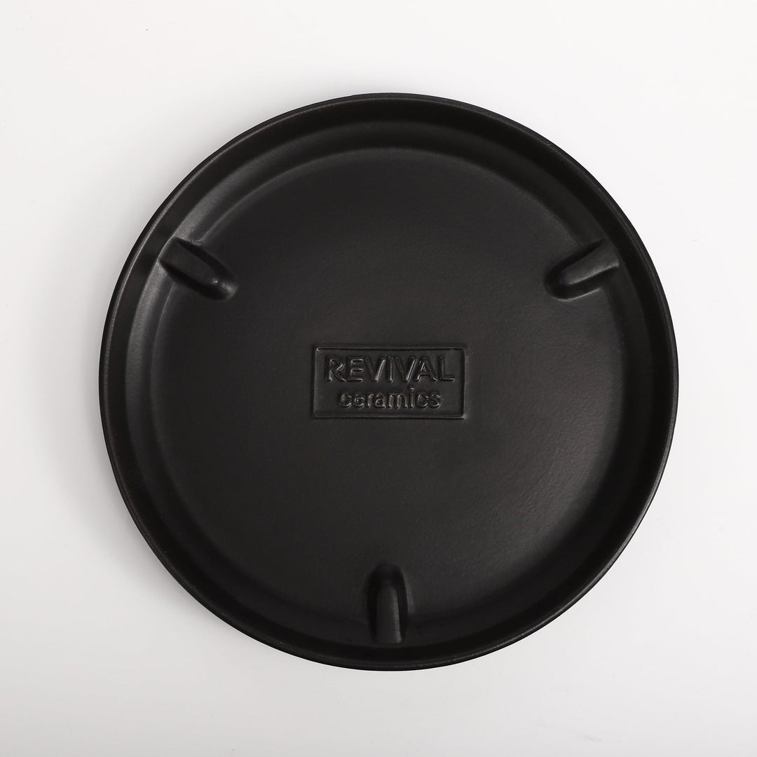 The Ceramic Cylinder Planter with Saucer, 2nd Generation