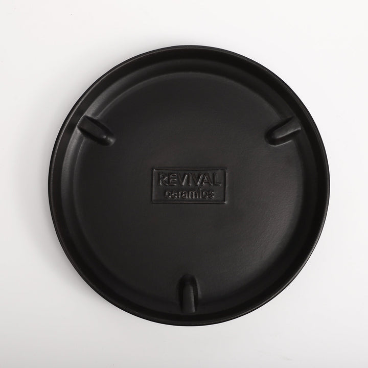The Ceramic Cylinder Planter with Saucer, 2nd Generation